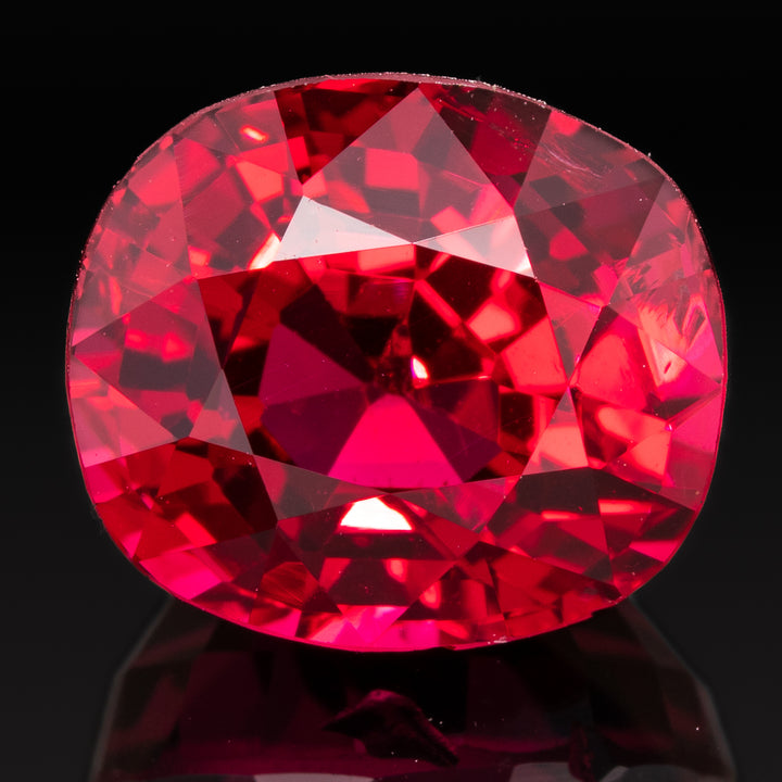 Spinelle rouge 2.15 carats coussin - vue 1