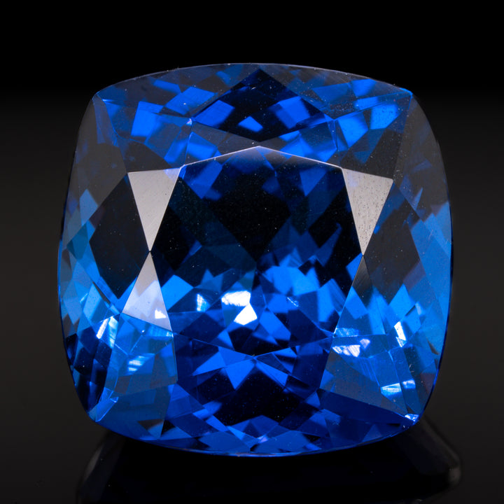 Tanzanite 17.99 carats coussin - vue 1