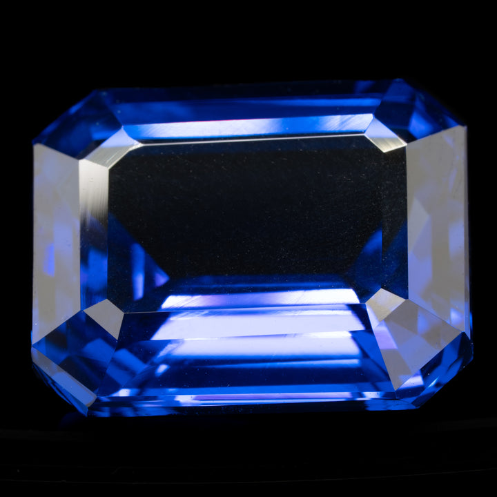 Tanzanite 22.42 carats émeraude - vue 1