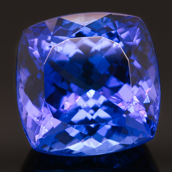 Tanzanite 7.96 carats coussin - vue 1