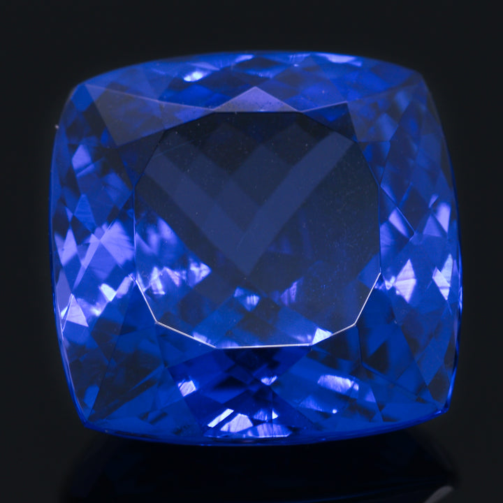 Tanzanite 8.60 carats coussin - vue 1