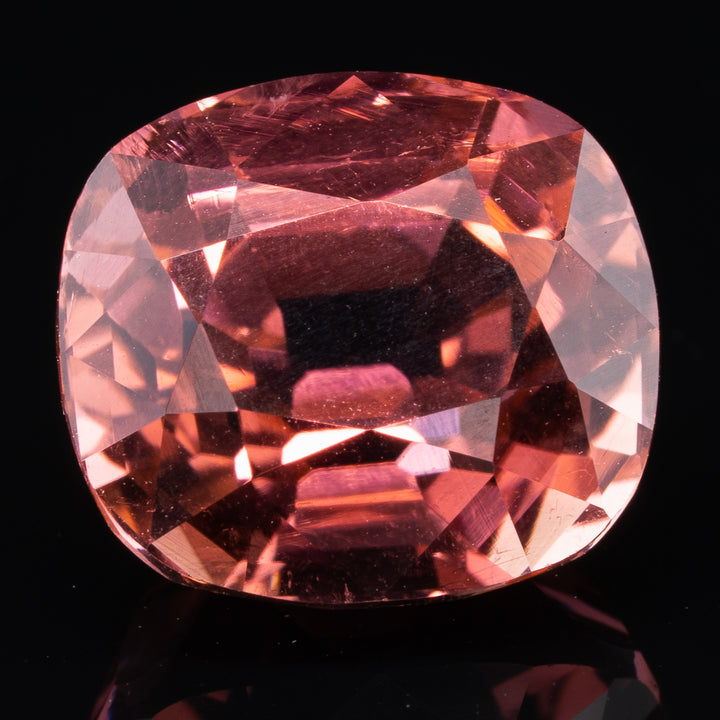 Tourmaline rose 4.79 carats coussin - vue 1