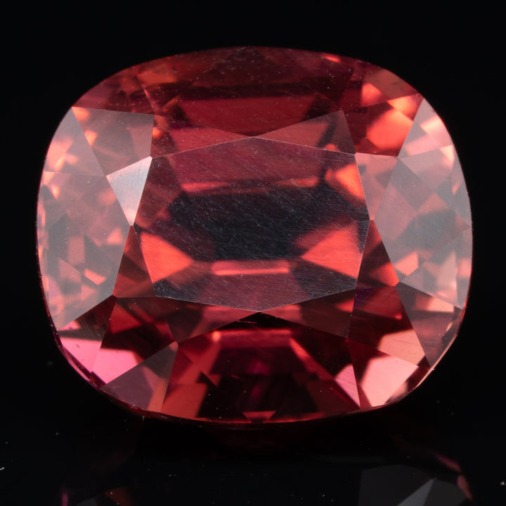 Tourmaline rose 6.58 carats coussin - vue 1