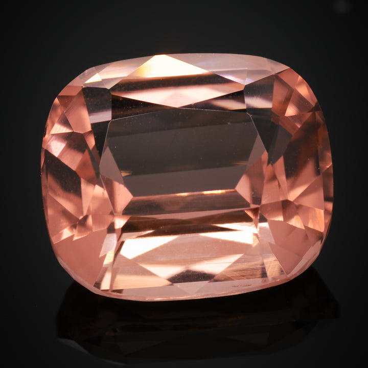 Tourmaline orange 8.50 carats coussin - vue 1