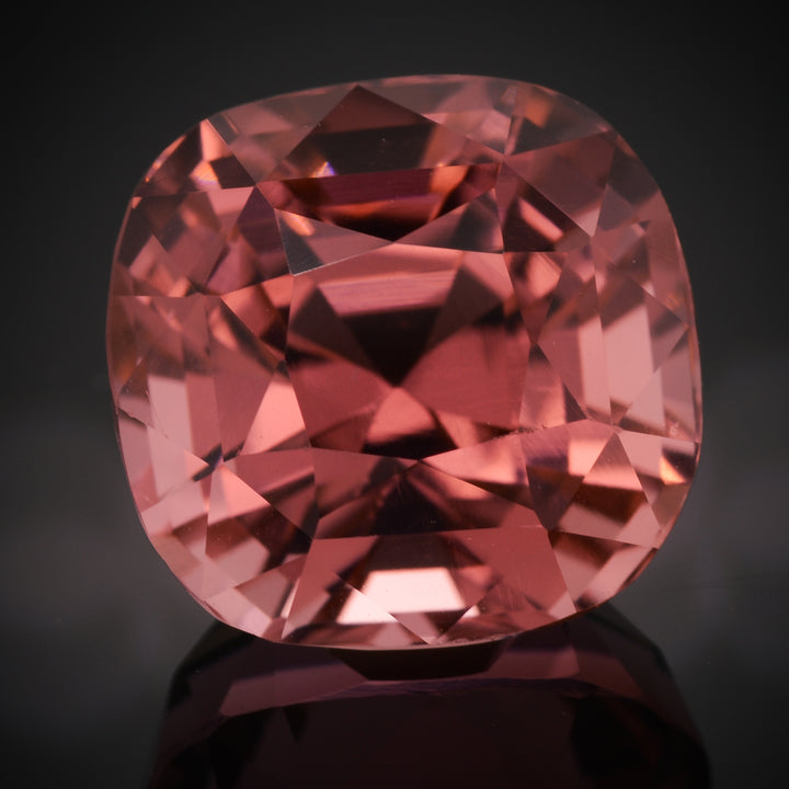Tourmaline rose 9.53 carats coussin non traitée - vue 1