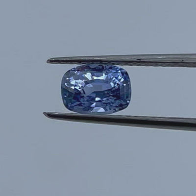 Saphir bleu 1.76 carats coussin non chauffé
