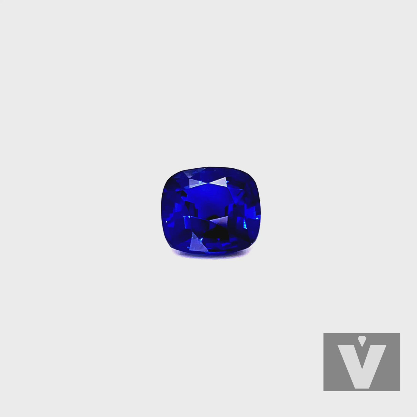 *PRIX SUR DEMANDE* Saphir royal blue 6.25 carats coussin non chauffé